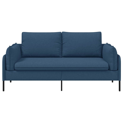 vidaXL 2-Seater Sofa Blue 188 x 81 x 89 cm Fabric 3