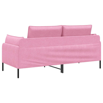 vidaXL 2-Seater Sofa Pink 188 x 81 x 89 cm Fabric 5