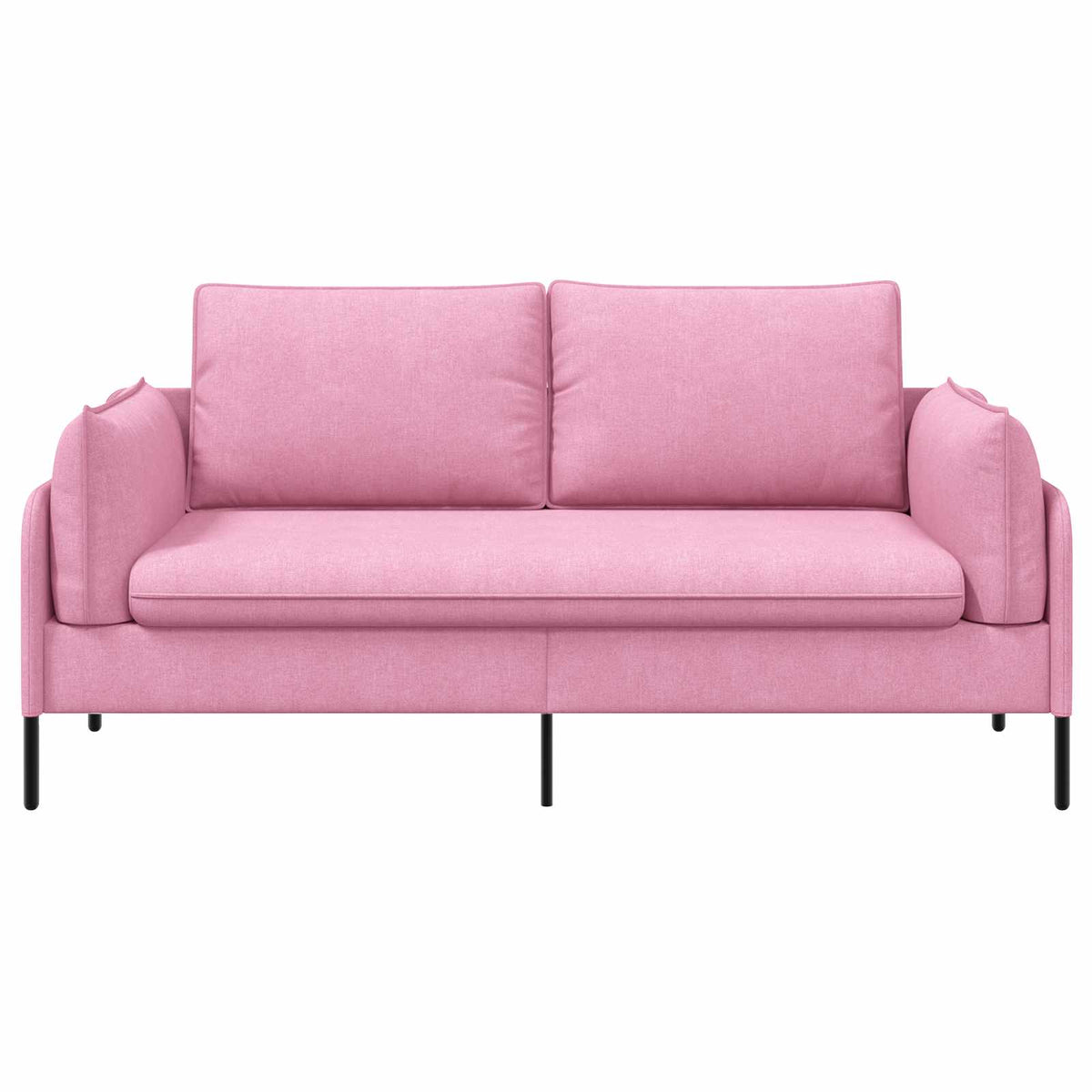 vidaXL 2-Seater Sofa Pink 188 x 81 x 89 cm Fabric 3