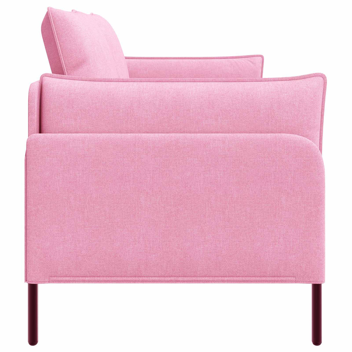 vidaXL 2-Seater Sofa Pink 188 x 81 x 89 cm Fabric 4
