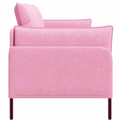 vidaXL 2-Seater Sofa Pink 188 x 81 x 89 cm Fabric 4