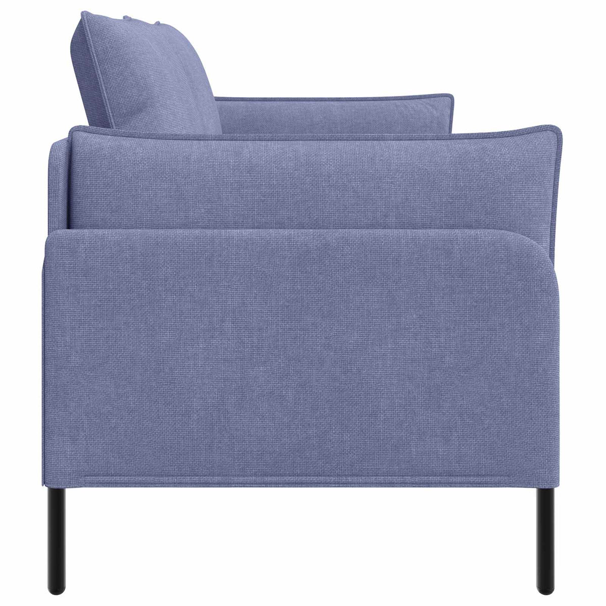 vidaXL 2-Seater Sofa Jeans Blue 188 x 81 x 89 cm Fabric 4