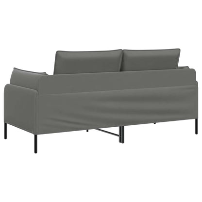 vidaXL 2-Seater Sofa 2-Seater Dark Grey 188 x 81 x 89 cm Velvet 5