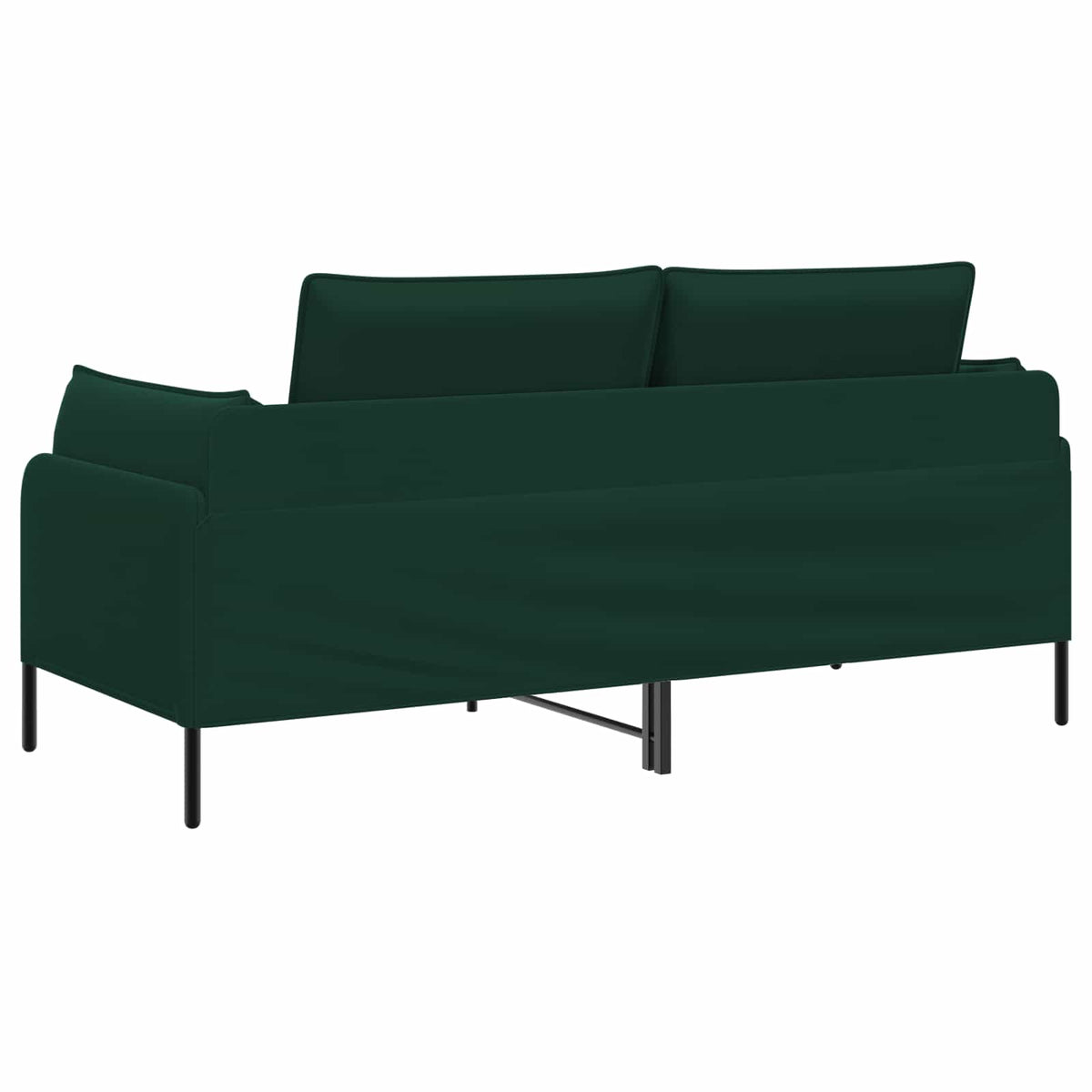 vidaXL 2-Seater Sofa 2-Seater Dark Green 188 x 81 x 89 cm Velvet 5