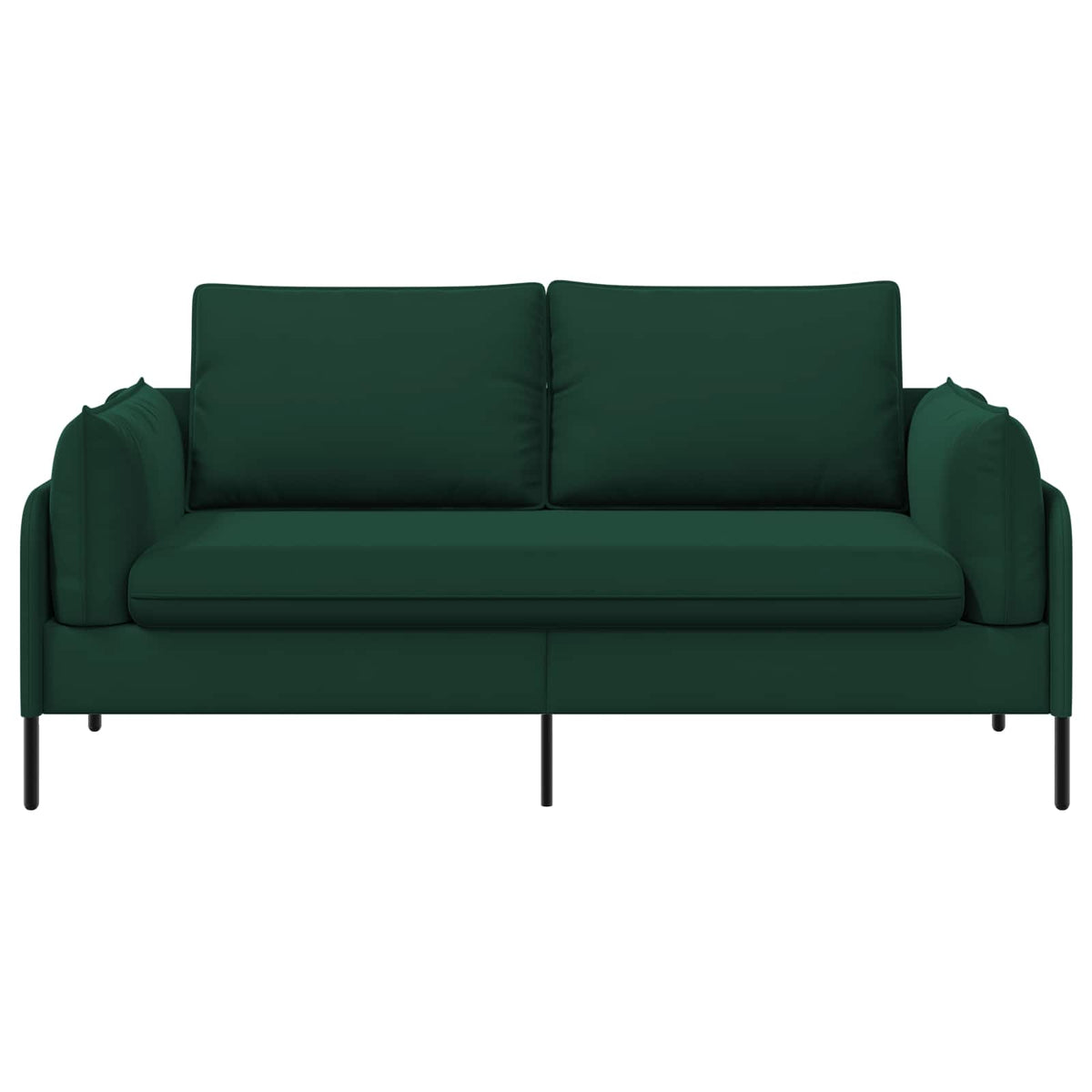 vidaXL 2-Seater Sofa 2-Seater Dark Green 188 x 81 x 89 cm Velvet 3