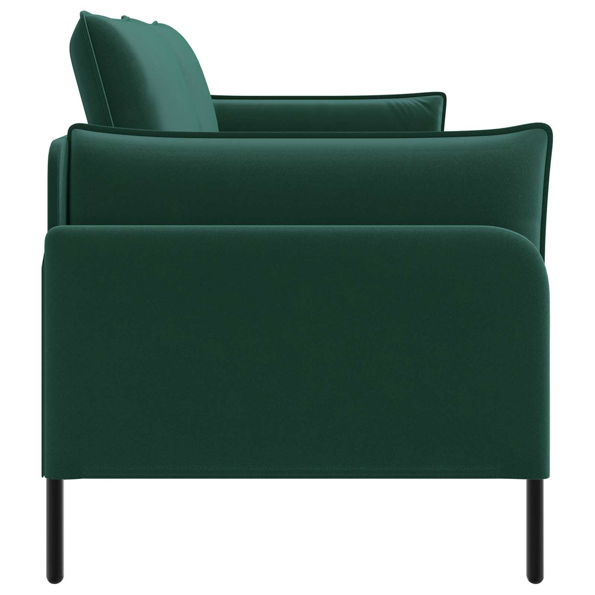 vidaXL 2-Seater Sofa 2-Seater Dark Green 188 x 81 x 89 cm Velvet 4