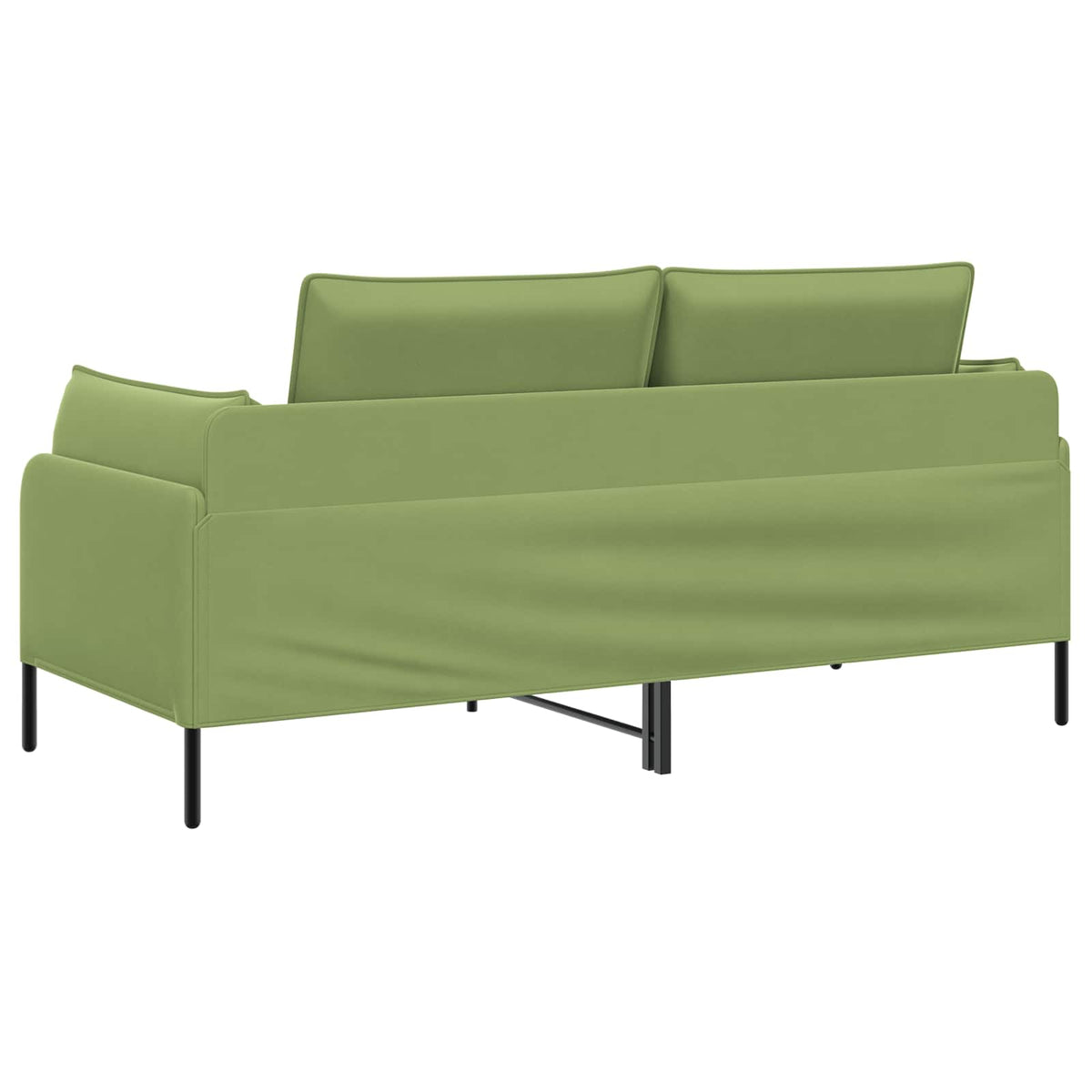 vidaXL 2-Seater Sofa 2-Seater Light Green 188 x 81 x 89 cm Velvet 5