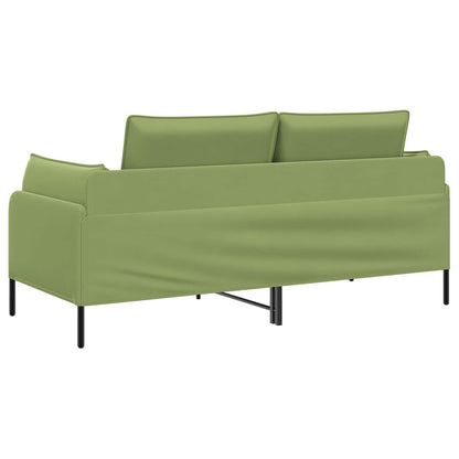 vidaXL 2-Seater Sofa 2-Seater Light Green 188 x 81 x 89 cm Velvet 5