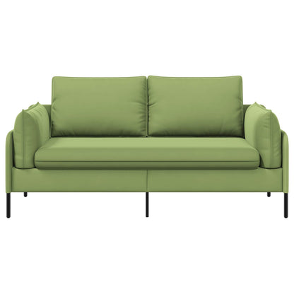 vidaXL 2-Seater Sofa 2-Seater Light Green 188 x 81 x 89 cm Velvet 3