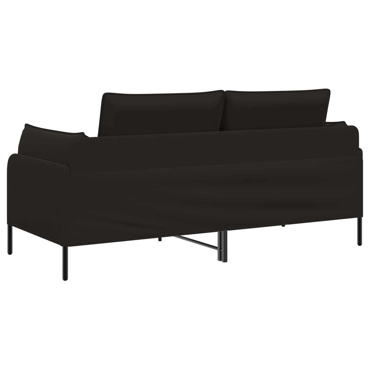 vidaXL 2-Seater Sofa 2-Seater Black 188 x 81 x 89 cm Velvet 5
