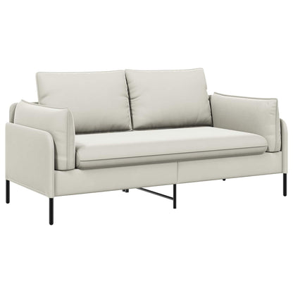 vidaXL 2-Seater Sofa 2-Seater Cream 188 x 81 x 89 cm Velvet 2