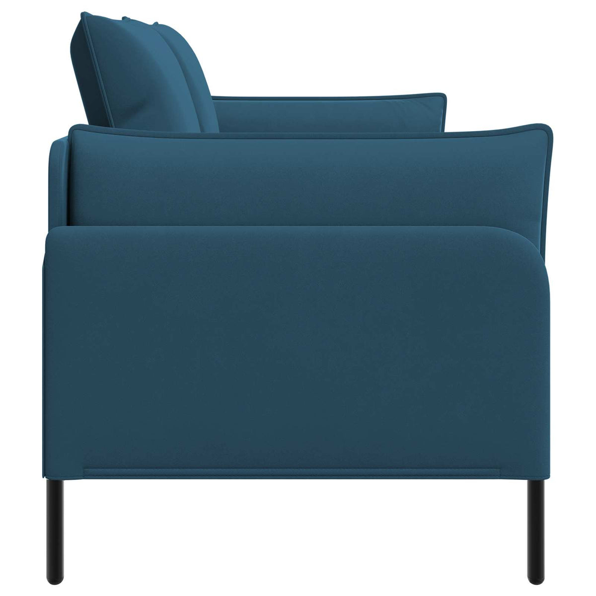 vidaXL 2-Seater Sofa 2-Seater Blue 188 x 81 x 89 cm Velvet 4