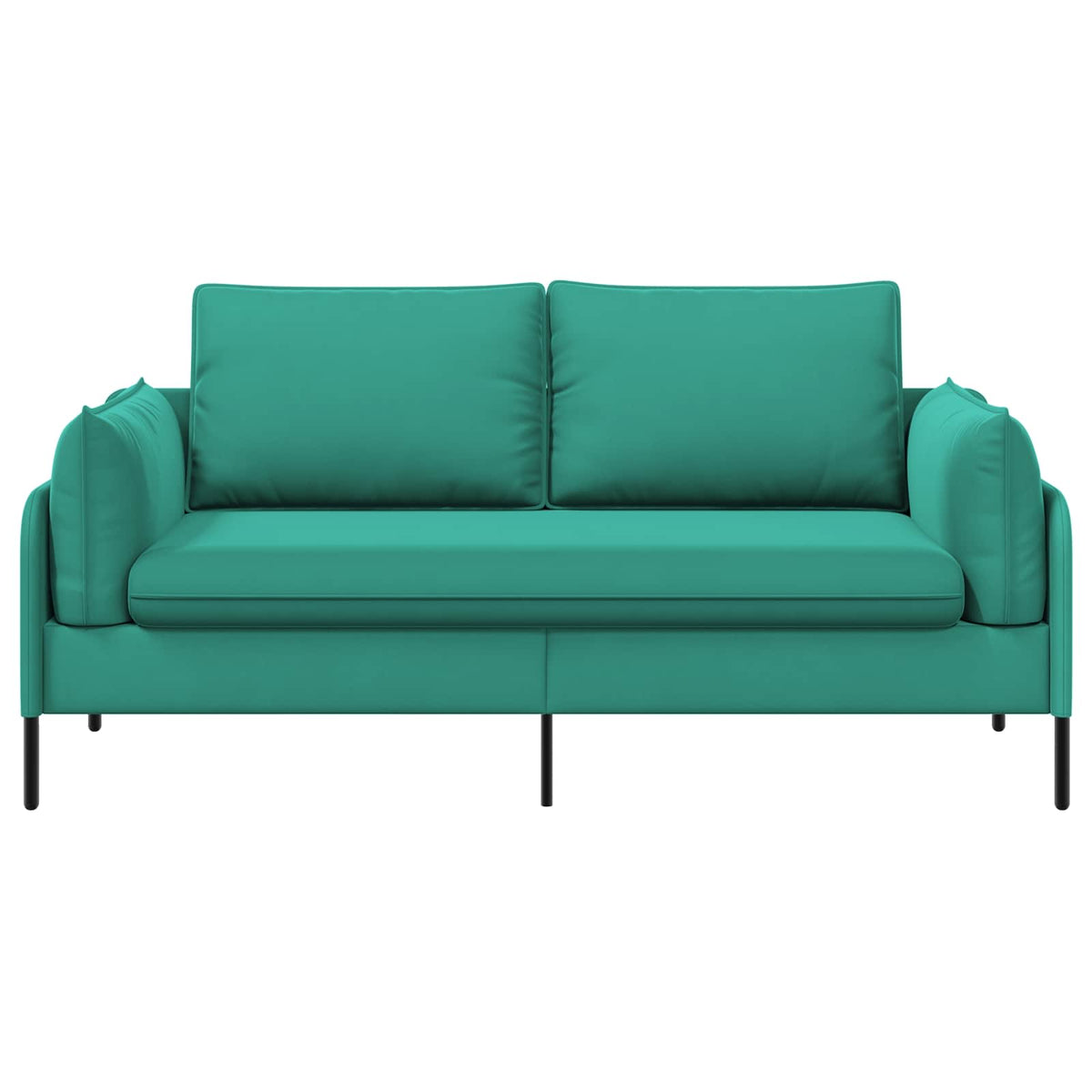 vidaXL 2-Seater Sofa 2-Seater Turquoise 188 x 81 x 89 cm Velvet 3