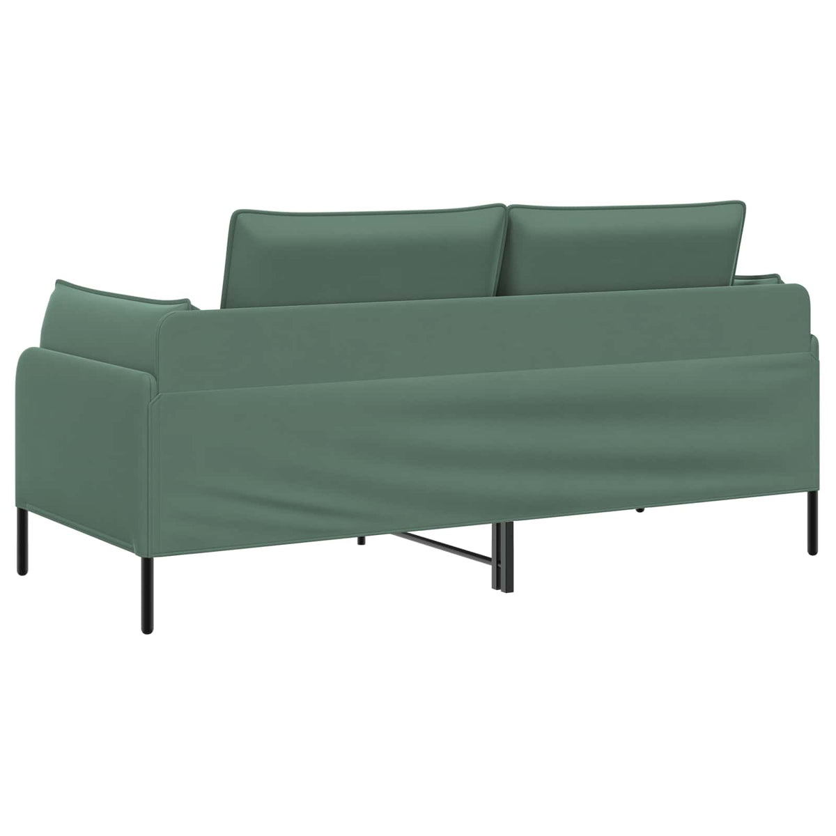 vidaXL 2-Seater Sofa Sea Green 188 x 81 x 89 cm Velvet 5