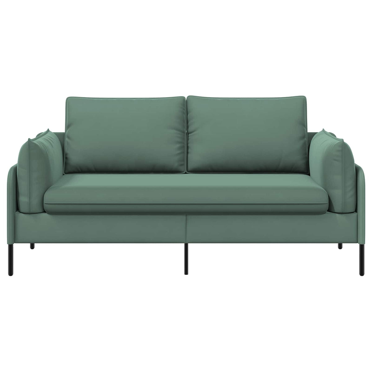vidaXL 2-Seater Sofa Sea Green 188 x 81 x 89 cm Velvet 3