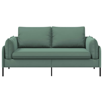 vidaXL 2-Seater Sofa Sea Green 188 x 81 x 89 cm Velvet 3