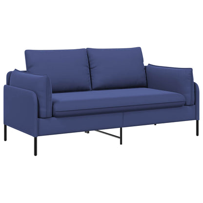 vidaXL 2-Seater Sofa 2-Seater Police Blue 188 x 81 x 89 cm Velvet 2