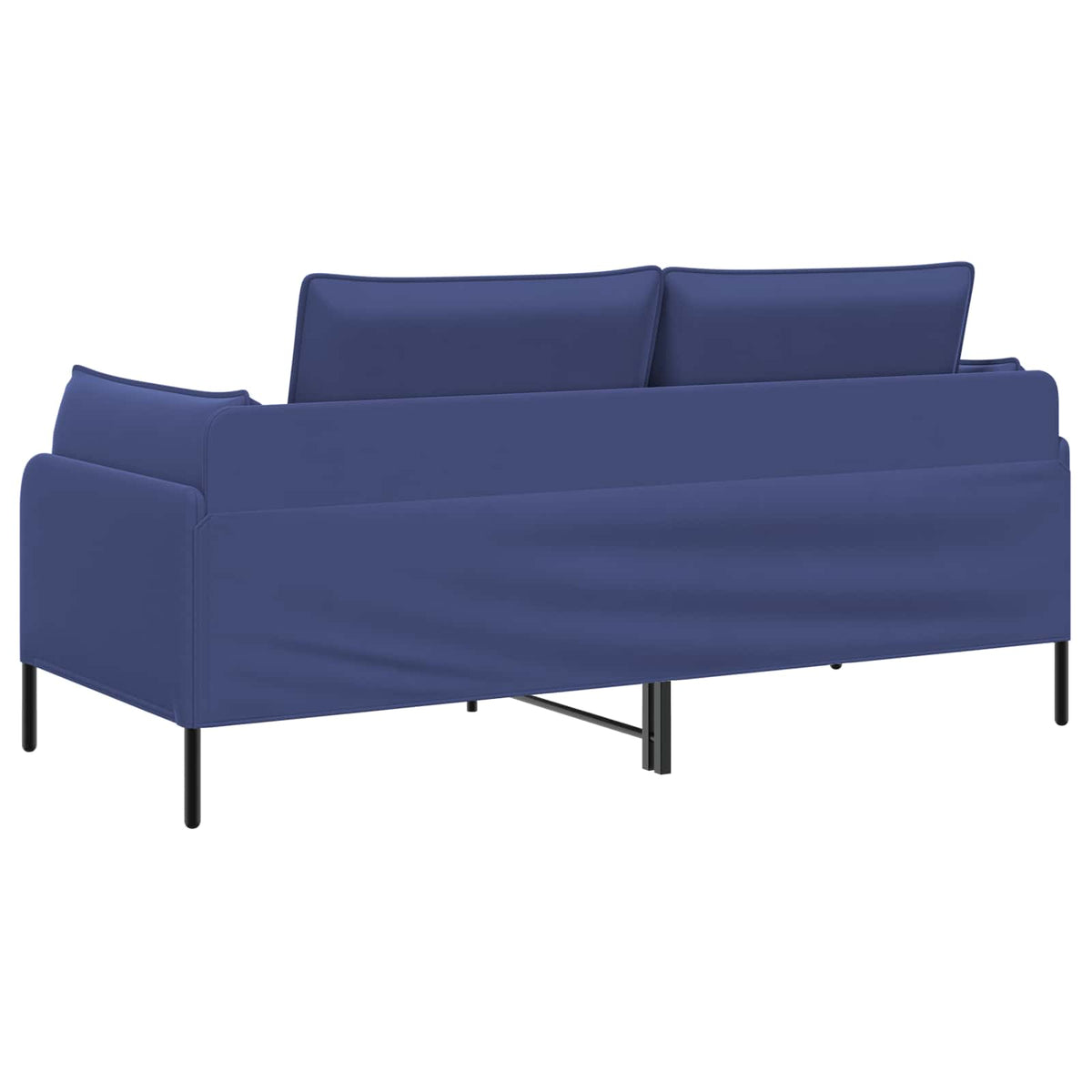 vidaXL 2-Seater Sofa 2-Seater Police Blue 188 x 81 x 89 cm Velvet 5