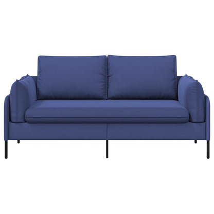 vidaXL 2-Seater Sofa 2-Seater Police Blue 188 x 81 x 89 cm Velvet 3