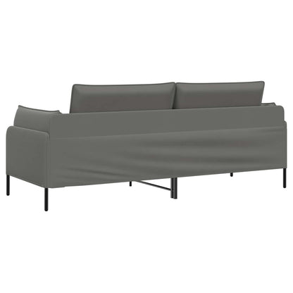 vidaXL 3-Seater Sofa 3-Seater Dark Grey 222 x 81 x 89 cm Velvet 5