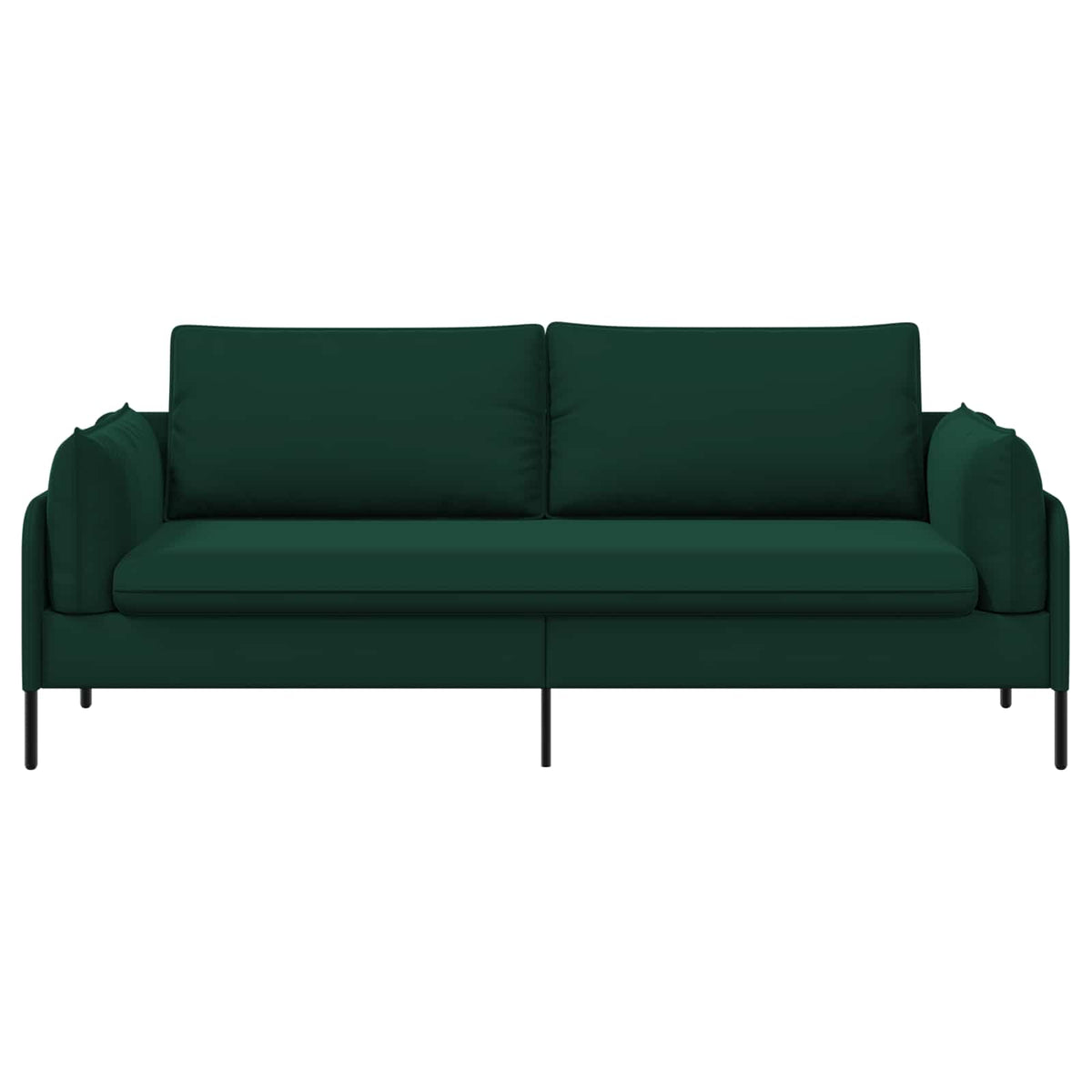 vidaXL 3-Seater Sofa Dark Green 222 x 81 x 89 cm Velvet 3
