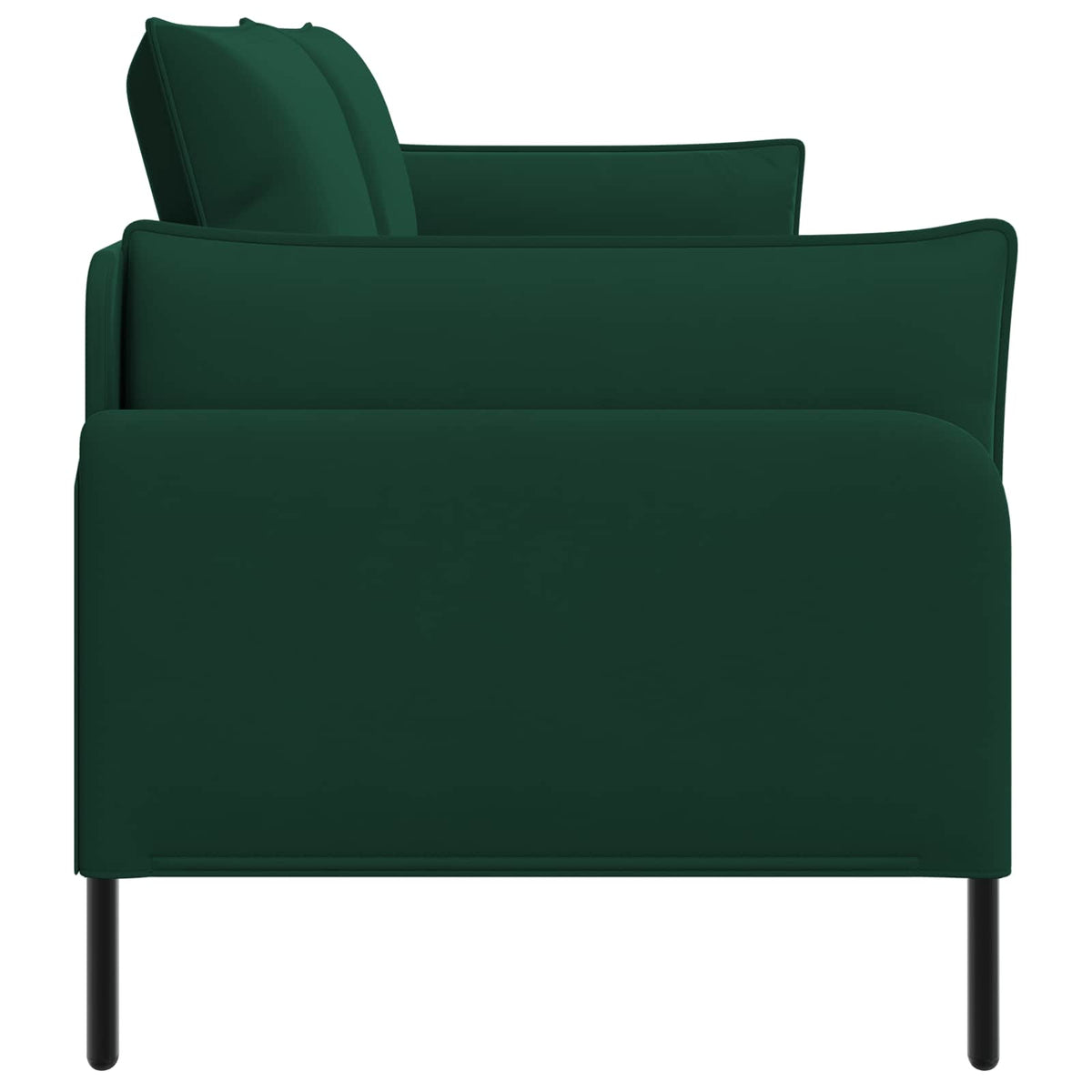 vidaXL 3-Seater Sofa Dark Green 222 x 81 x 89 cm Velvet 4