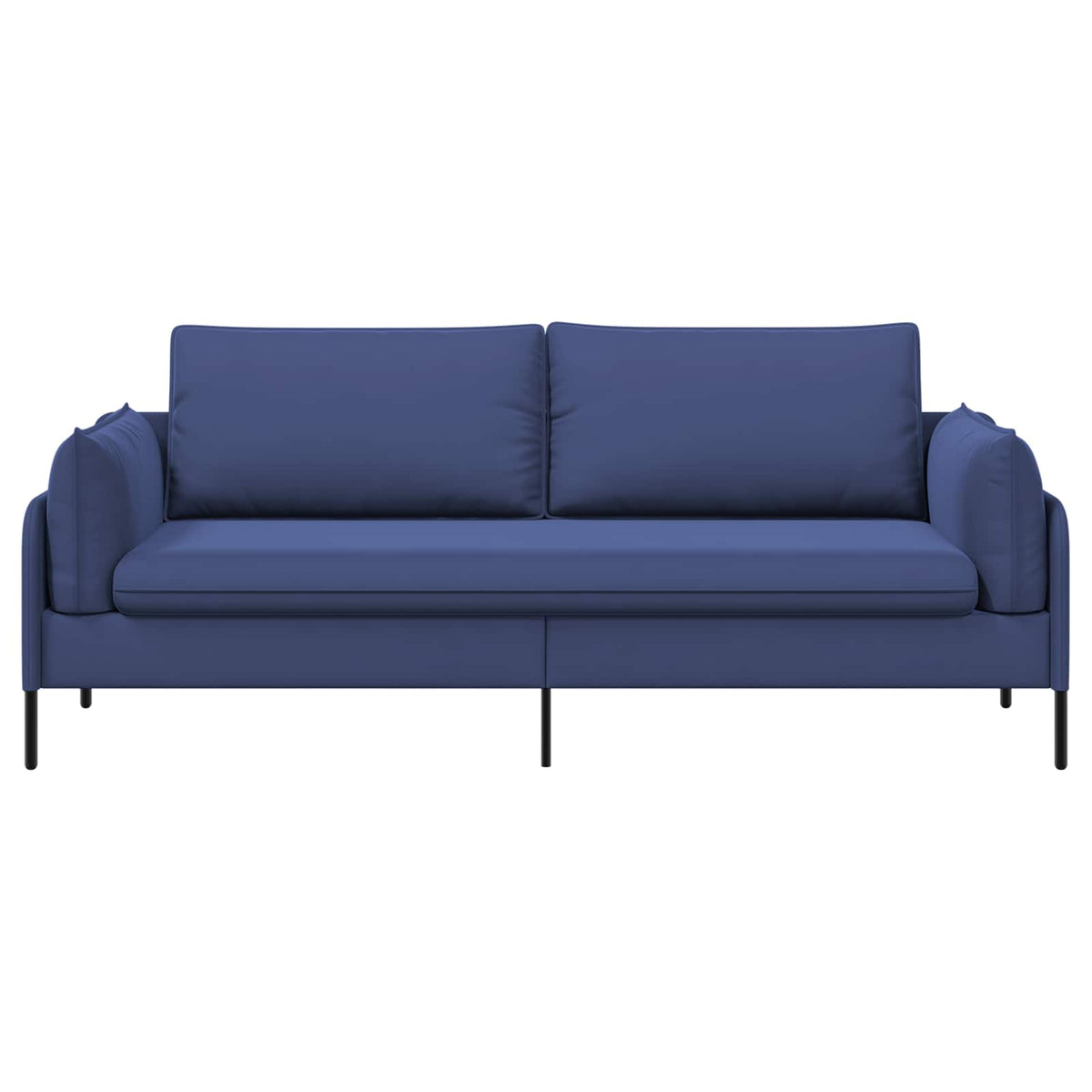 3-Seater Sofa 222 x 81 x 89 cm Velvet 180 cm Police blue
