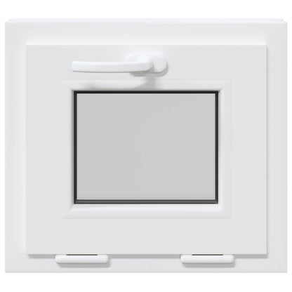 Basement Window Internal Colour RISOR with Triple Glazing White Length 45 cm 50 cm