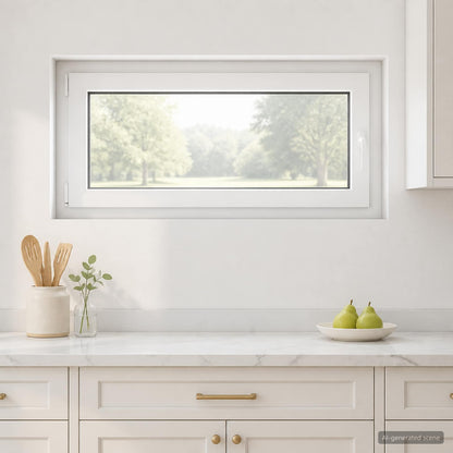 vidaXL Basement Window Internal Colour White RISOR 105 x 55 cm 1