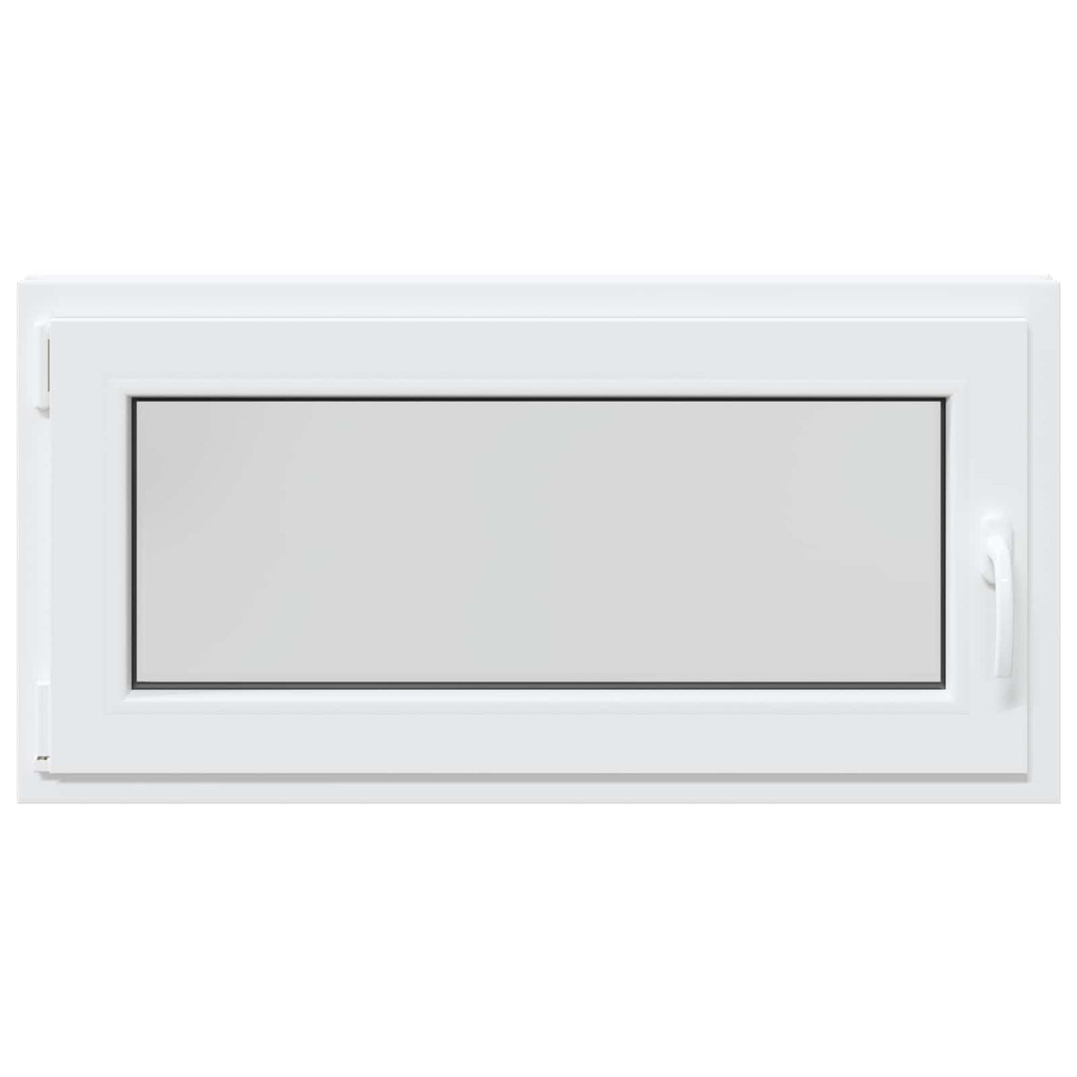 vidaXL Basement Window Internal Colour White RISOR 105 x 55 cm 4