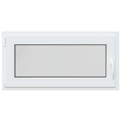 vidaXL Basement Window Internal Colour White RISOR 105 x 55 cm 4
