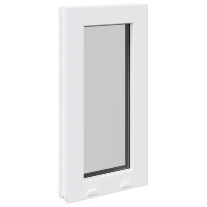 Cellar Window Internal Colour White RISOR with Double Glazing Width 30 cm 40 cm