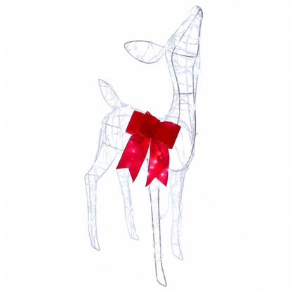 vidaXL Christmas LED Reindeer Family 700 LEDs Cold White 5