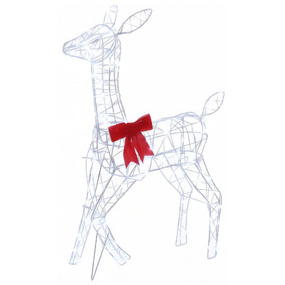 vidaXL Christmas LED Reindeer Family 700 LEDs Cold White 6