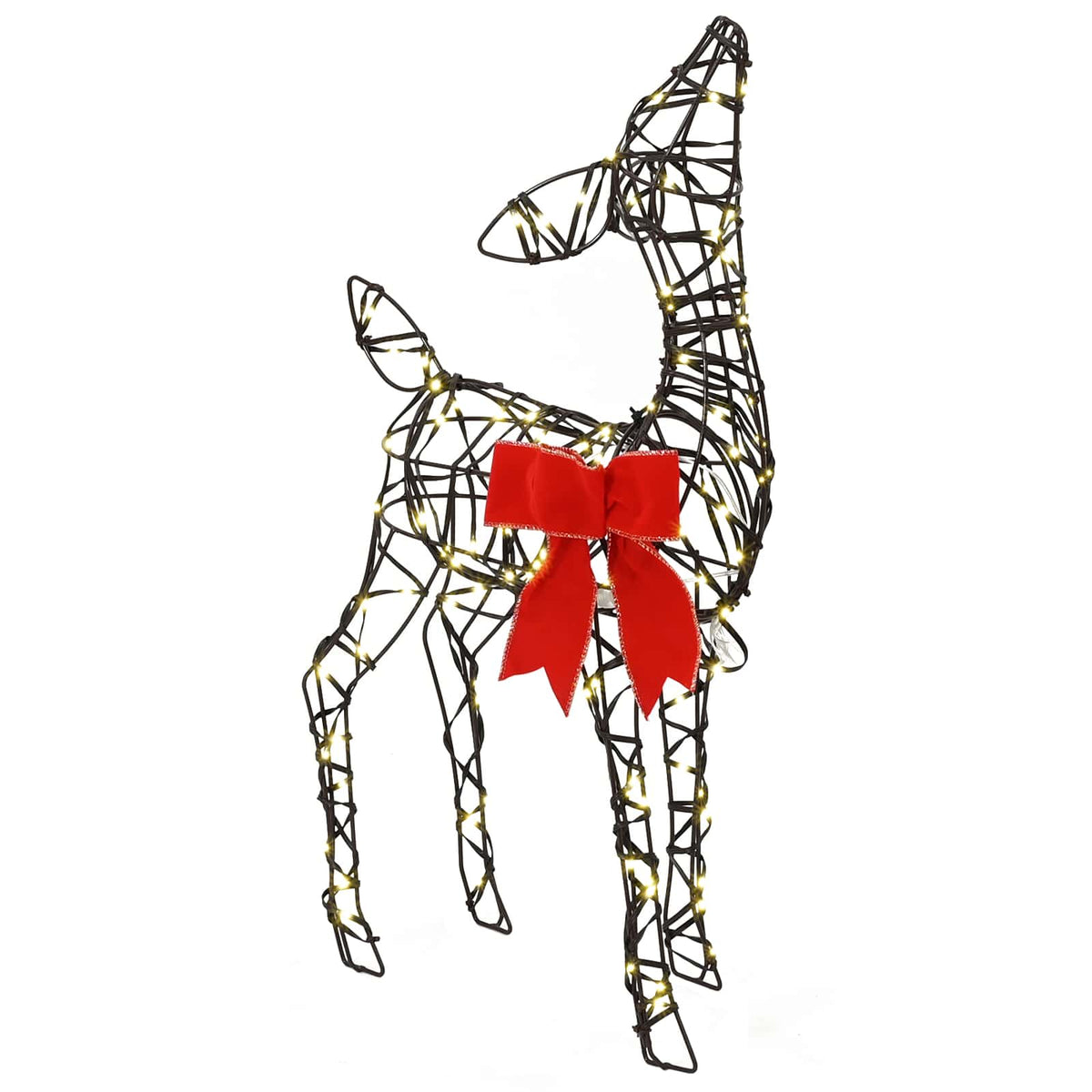 vidaXL Christmas LED Reindeer Family 700 LEDs Warm White 5