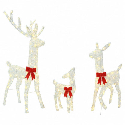 vidaXL Christmas LED Reindeer Family 300 LEDs Warm White 2