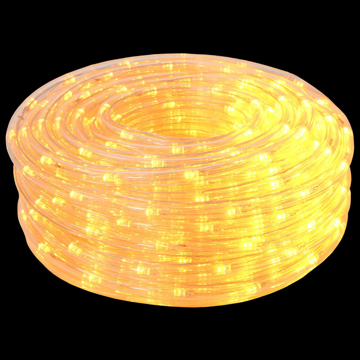 vidaXL Christmas LED Rope Light 2400 LEDs Yellow 100 m 5