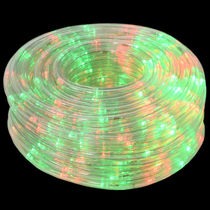 vidaXL Christmas LED Rope Light 2400 LEDs Red, Green 100 m 5