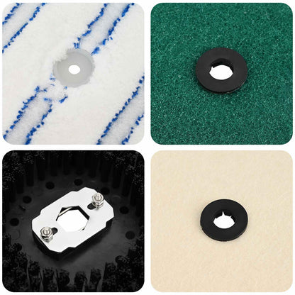 vidaXL Floor Polisher Pad Set 20 pcs Ø 14 cm Multicolour 4