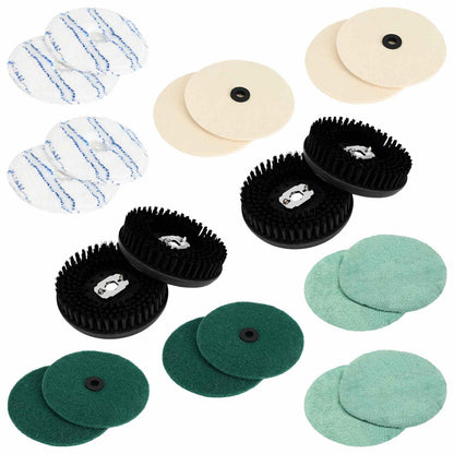 vidaXL Floor Polisher Pad Set 20 pcs Ø 14 cm Multicolour 1