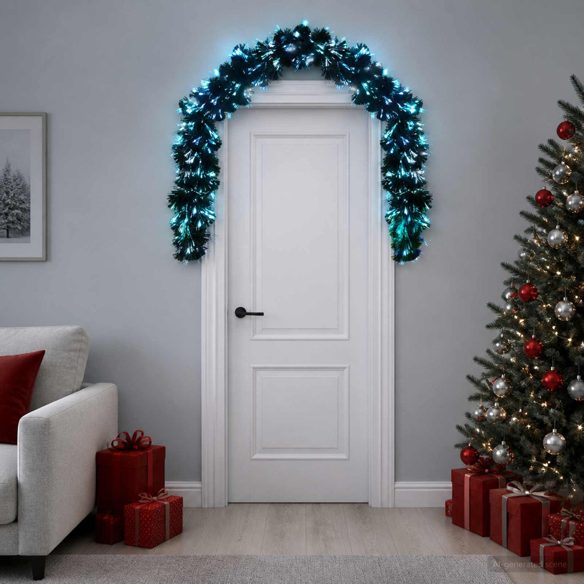vidaXL Christmas Garland 48 LEDs Multicolour PVC 1