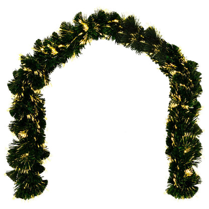 vidaXL Christmas Garland 48 LEDs Warm White PVC 4