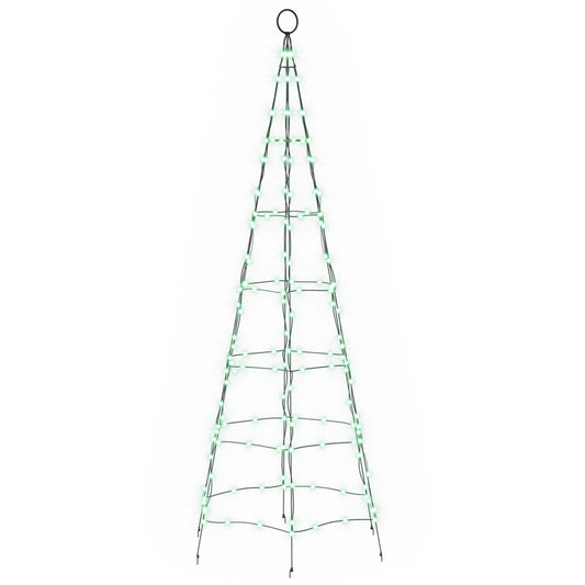 LED Christmas Tree EKENAS 168 LEDs Steel 180 cm
