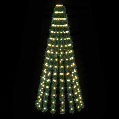 LED Christmas Tree 150 cm 240 LEDs Steel Green 180 cm Warm white