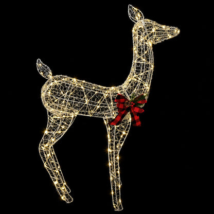 vidaXL 3D Christmas Reindeer LOVIISA 200 LEDs Warm White 4