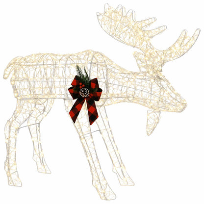 vidaXL Moose Christmas Decoration 2 pcs 240 LEDs Warm White 4