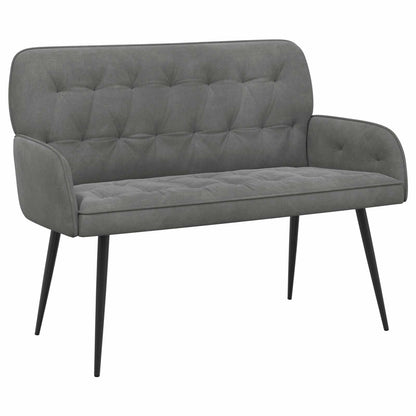 2 Seater Sofa with Metal Legs 2-Seater Velvet Dark grey