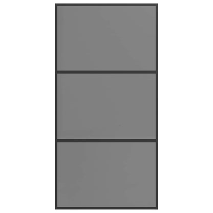 vidaXL Sliding Door 102 x 205 cm Tempered Glass and Aluminium 3