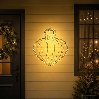 Christmas Finial Light 192 LEDs Dia. 40 x 40 cm 1 Warm white