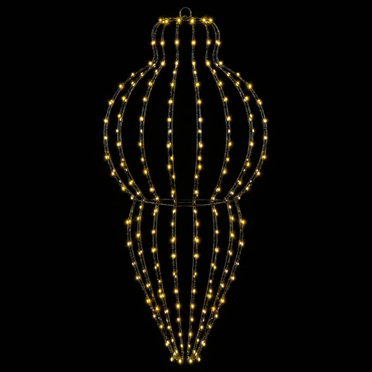 Christmas Finial Light 320 LEDs Dia. 40 x 75 cm 2 Warm white